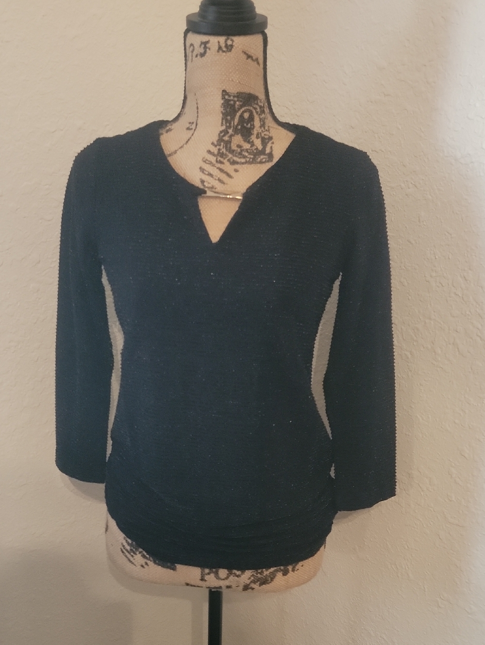 JM Collection Black Top NWT. Xsmall